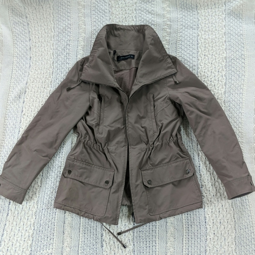 Zara rain jacket medium
